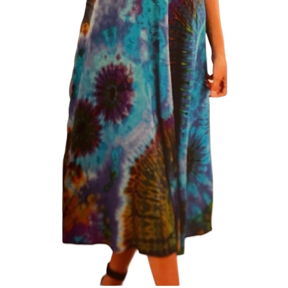 Long dress   Onesize.     CL/WH.   222461 - Picture 4 of 8